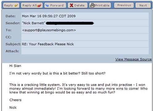 Testimonial